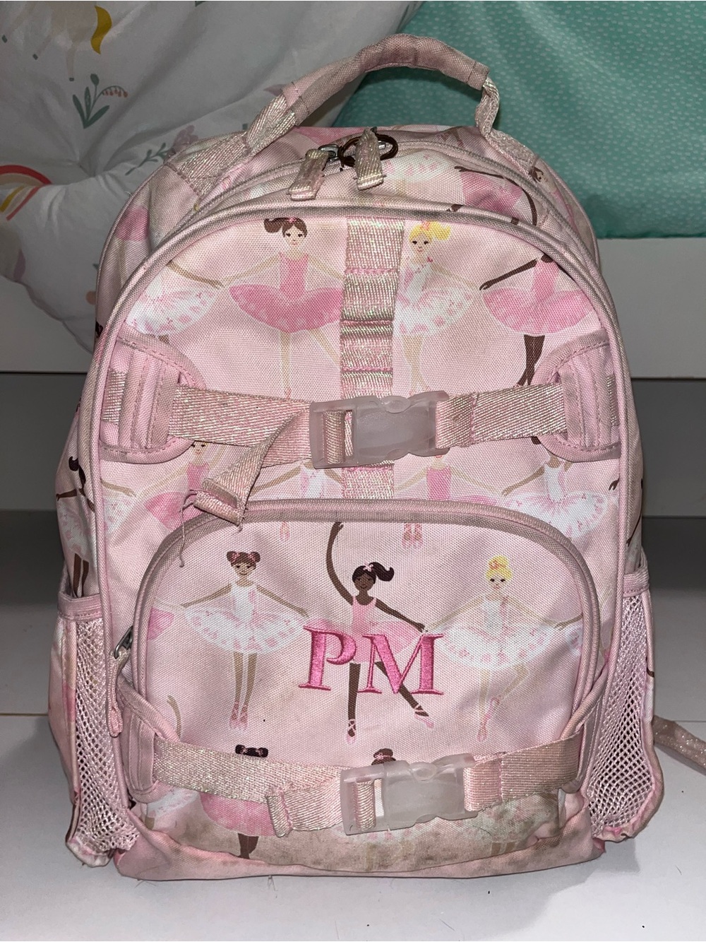 Pottery Barn Pink Ballerina Kids Backpack